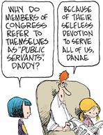 Congress lies - Members of Congress are public servants???