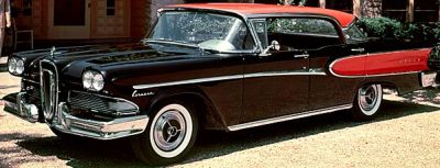 1958 Edsel Corsair. The legendary automotive flop of all time - It looks a lot like a 57 Chevy if you ask me!!!!